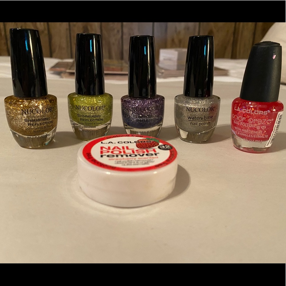 NEW Nail Set • Glitters • 6 Pieces